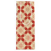 Batik Kawung, Indonesisch patroon, Javaans, Etnisc Wijn Cadeautas (Voorkant)