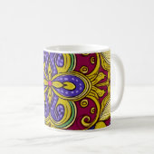 Batik Koffiemok (Voorkant rechts)