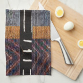 Batik-kralen van modderkleding theedoek (Quarter Fold)