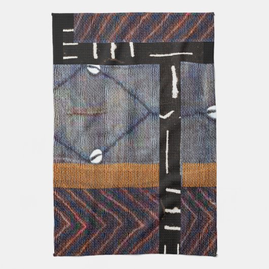 Batik-kralen van modderkleding theedoek (Verticaal)