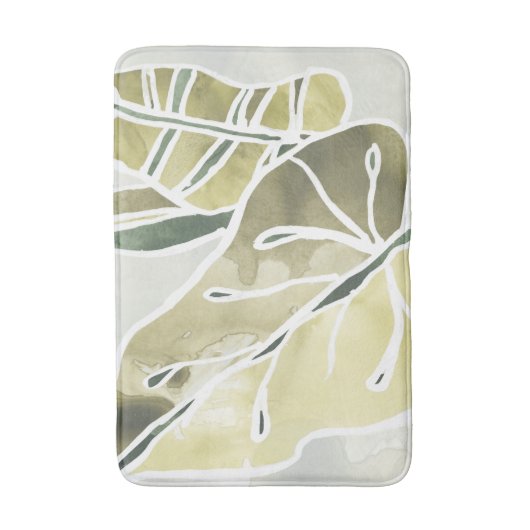 Batik Leaves Badmat (Voorkant Verticaal)