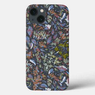 Batik Leaves Black Case-Mate iPhone Case