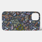 Batik Leaves Black Case-Mate iPhone Case (Achterkant (horizontaal))