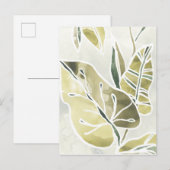 Batik Leaves Briefkaart (Voorkant / Achterkant)