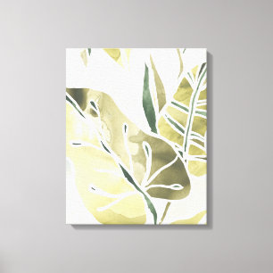 Batik Leaves Canvas Afdruk