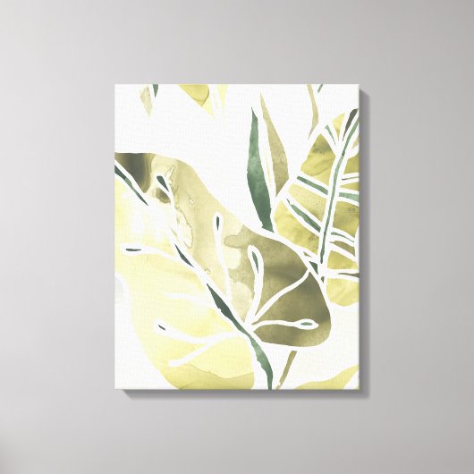 Batik Leaves Canvas Afdruk (Voorkant)