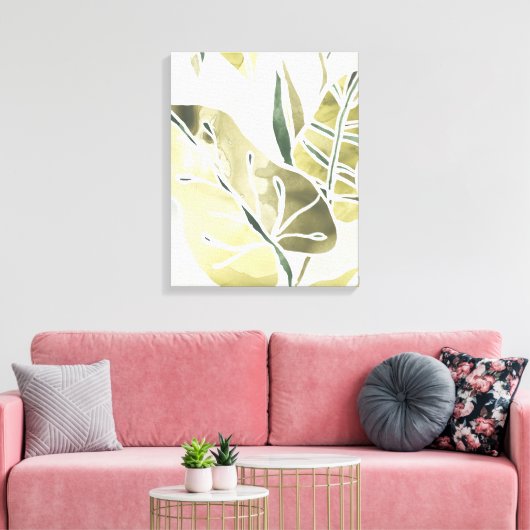 Batik Leaves Canvas Afdruk (Insitu (Woonkamer))