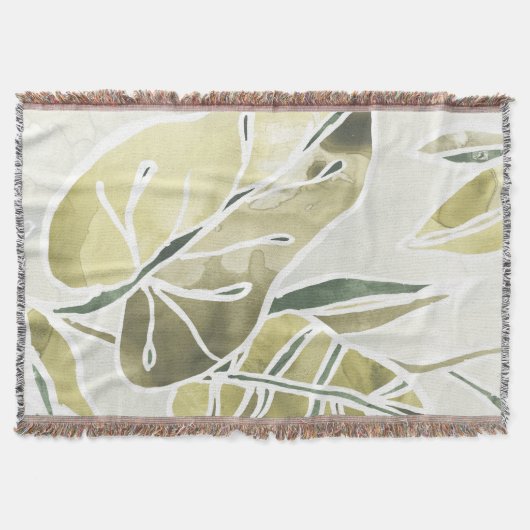 Batik Leaves Deken (Voorkant)