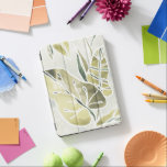 Batik Leaves iPad Pro Cover<br><div class="desc">"Batik left I" van June Erica Vess. Met een gedempt kleurenpalet van batikbladeren.</div>