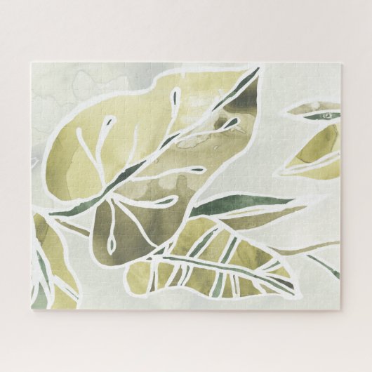 Batik Leaves Legpuzzel (Horizontaal)