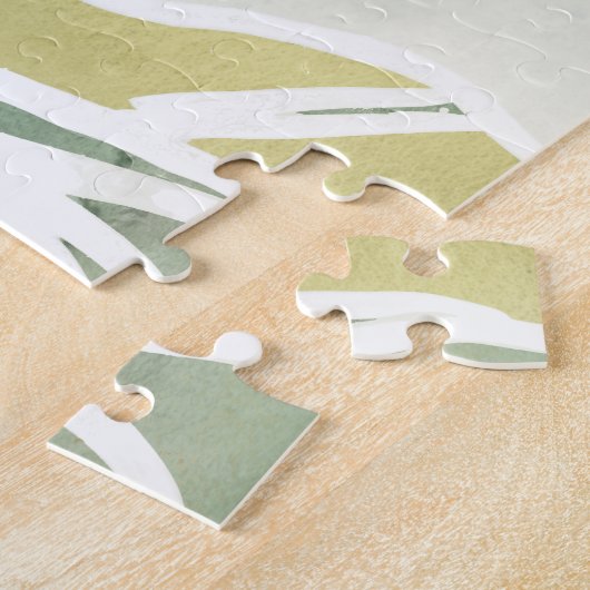 Batik Leaves Legpuzzel (Zijkant)