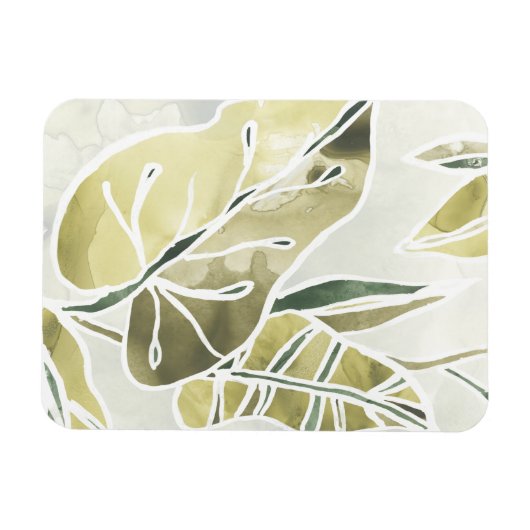 Batik Leaves Magneet (Horizontaal)