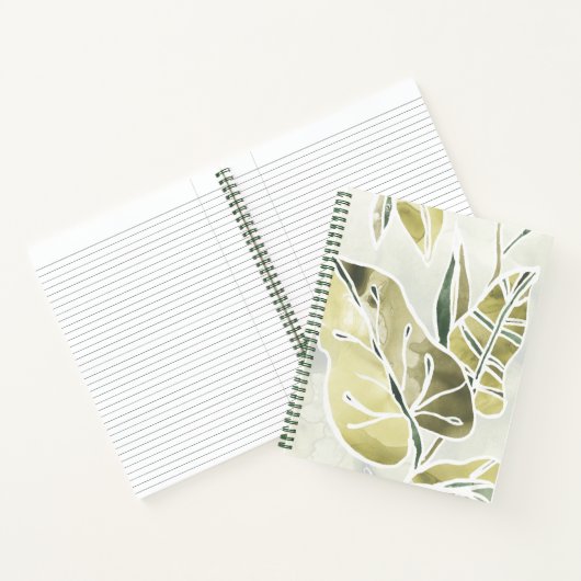 Batik Leaves Notitieboek (Binnen)