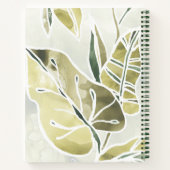 Batik Leaves Notitieboek (Achterkant)