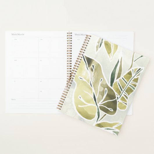 Batik Leaves Planner (Display)