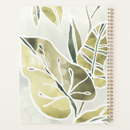 Batik Leaves Planner (Achterkant)