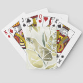 Batik Leaves Pokerkaarten (Achterkant)