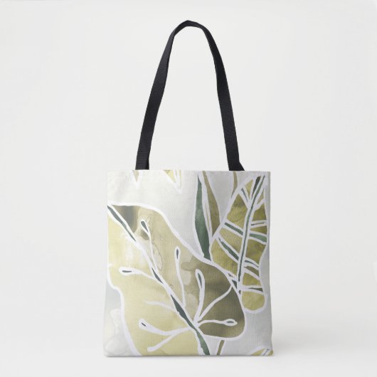 Batik Leaves Tote Bag (Voorkant)