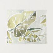 Batik Leaves Wandkleed (Voorkant (horizontaal))