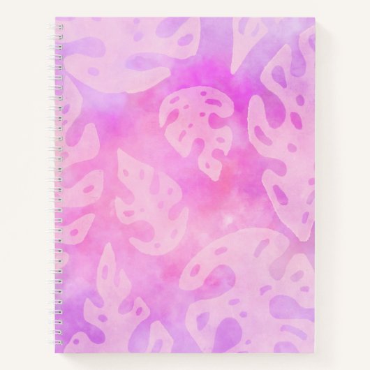 Batik Monstera Bullet Journal / Lined Notitieboek (Voorkant)