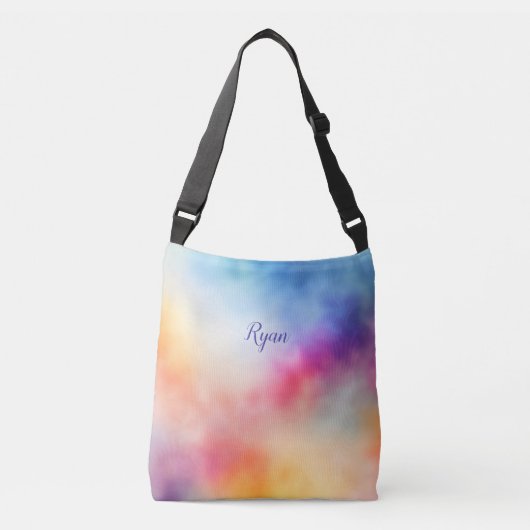 Batik Muster bunt Crossbody Tas (Voorkant)
