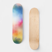 Batik Muster bunt Persoonlijk Skateboard (Voorkant)