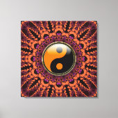 Batik New age Yin Yang Wrapped Canvas (Voorkant)