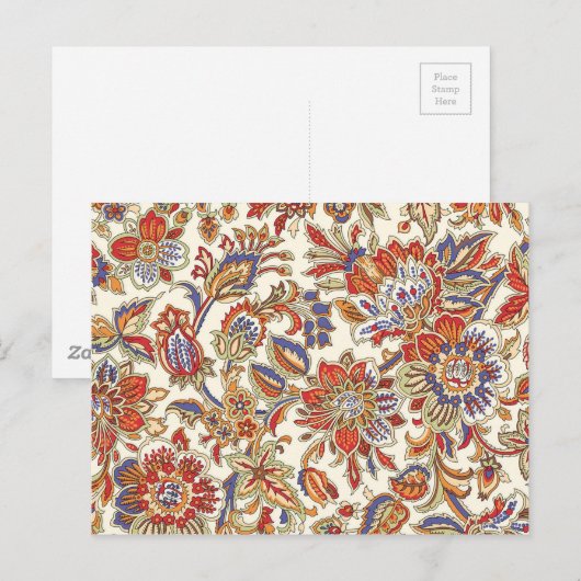 batik nr. 1 collectie briefkaart (Voorkant / Achterkant)