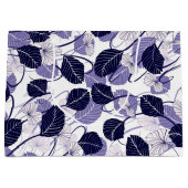 Batik Paars leder en tekenpatroon Groot Cadeauzakje (Voorkant)