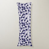 Batik Paars leder en tekenpatroon Lichaamskussen (Voorkant Verticaal)