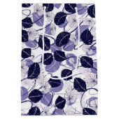 Batik Paars leder en tekenpatroon Medium Cadeauzakje (Achterkant)