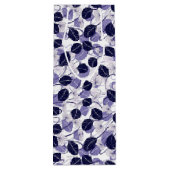 Batik Paars leder en tekenpatroon Wijn Cadeautas (Achterkant)