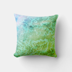 Batik Painting Boho Fiber Art Pillow Kussen