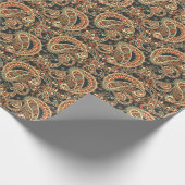 Batik Paisley: naadloos patroon. Cadeaupapier (Hoek)