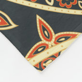 Batik Paisley:  naadloos patroon. Fleece Deken (Hoek)