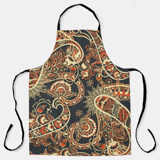 Batik Paisley:  naadloos patroon. Schort (Voorkant)