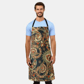 Batik Paisley:  naadloos patroon. Schort (Gedragen)