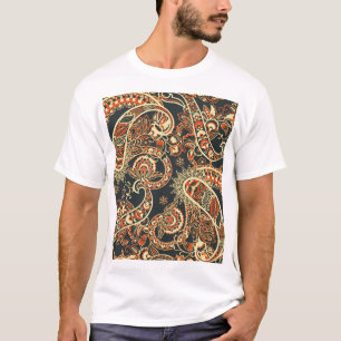 Batik Paisley:  naadloos patroon. T-shirt