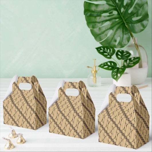 Batik Parang, Indonesisch patroon, Javaans, Etnisc Bedankdoosjes (Meervoudige)