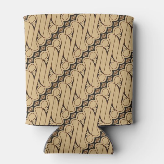 Batik Parang, Indonesisch patroon, Javaans, etnisc Blikjeskoeler (Achterkant)