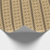 Batik Parang, Indonesisch patroon, Javaans, etnisc Cadeaupapier (Hoek)