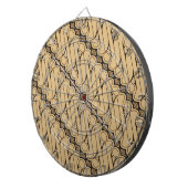 Batik Parang, Indonesisch patroon, Javaans, etnisc Dartbord (Voorkant Rechts)