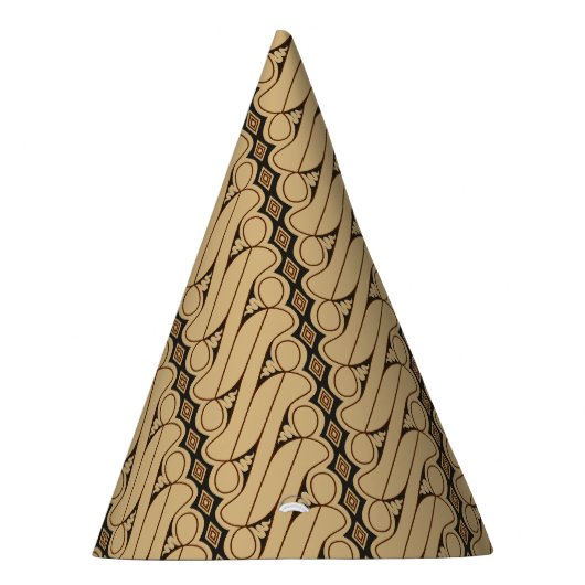 Batik Parang, Indonesisch patroon, Javaans, etnisc Feesthoedjes (Rechts)