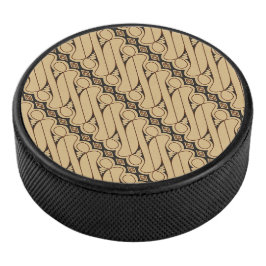 Batik Parang, Indonesisch patroon, Javaans, Etnisc Hockey Puck