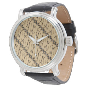 Batik Parang, Indonesisch patroon, Javaans, Etnisc Horloge