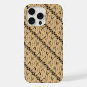 Batik Parang, Indonesisch patroon, Javaans, Etnisc iPhone Hoesje (Achterkant)
