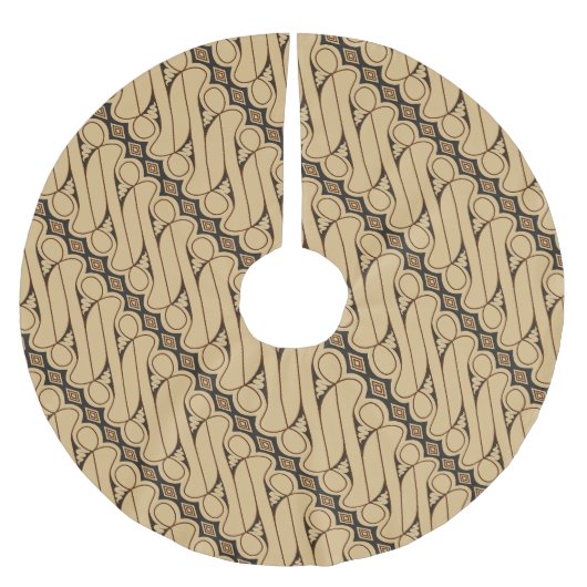 Batik Parang, Indonesisch patroon, Javaans, etnisc Kerstboom Rok (Voorkant)