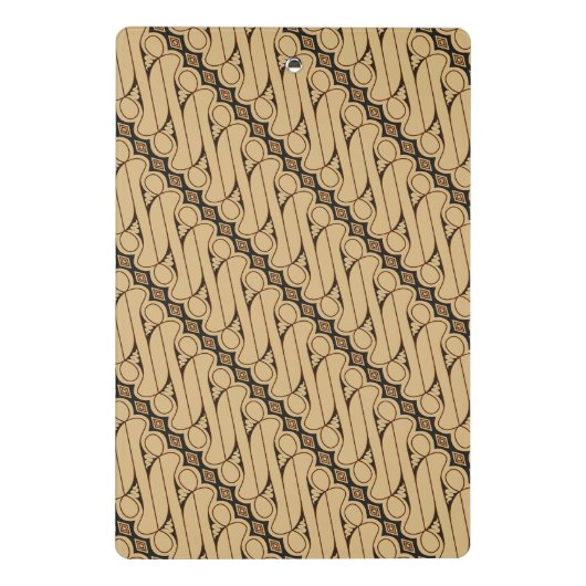 Batik Parang, Indonesisch patroon, Javaans, Etnisc Mini Klembord (Achterkant)