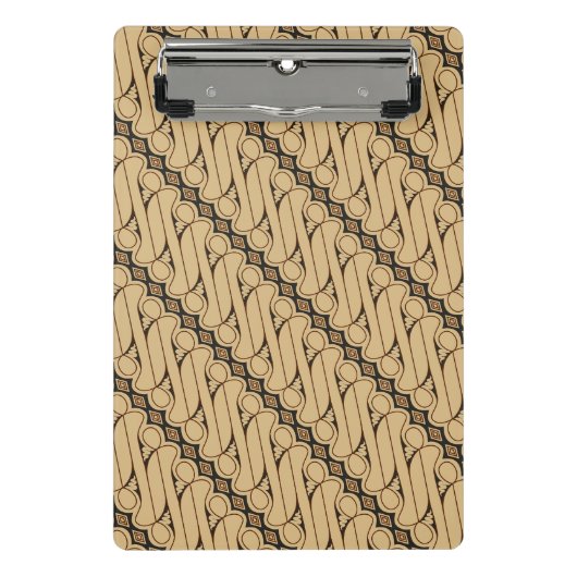 Batik Parang, Indonesisch patroon, Javaans, Etnisc Mini Klembord (Voorkant)