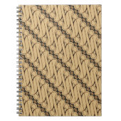 Batik Parang, Indonesisch patroon, Javaans, Etnisc Notitieboek (Voorkant)